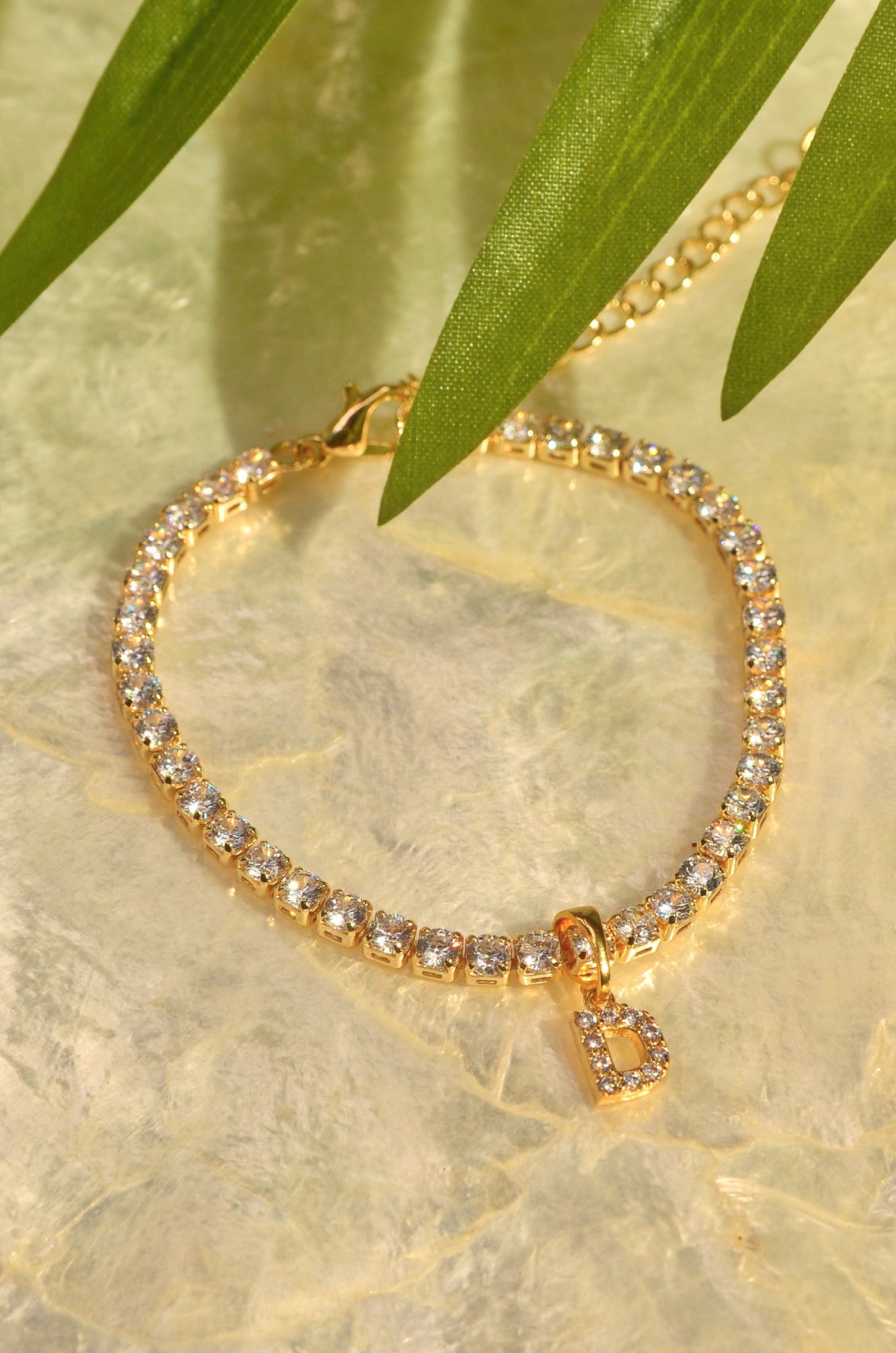 Gold diamond anklet Outlet