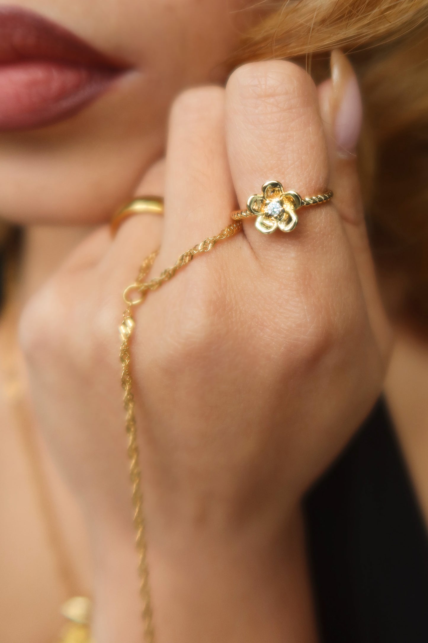 SAMPAGUITA FLOWER RING