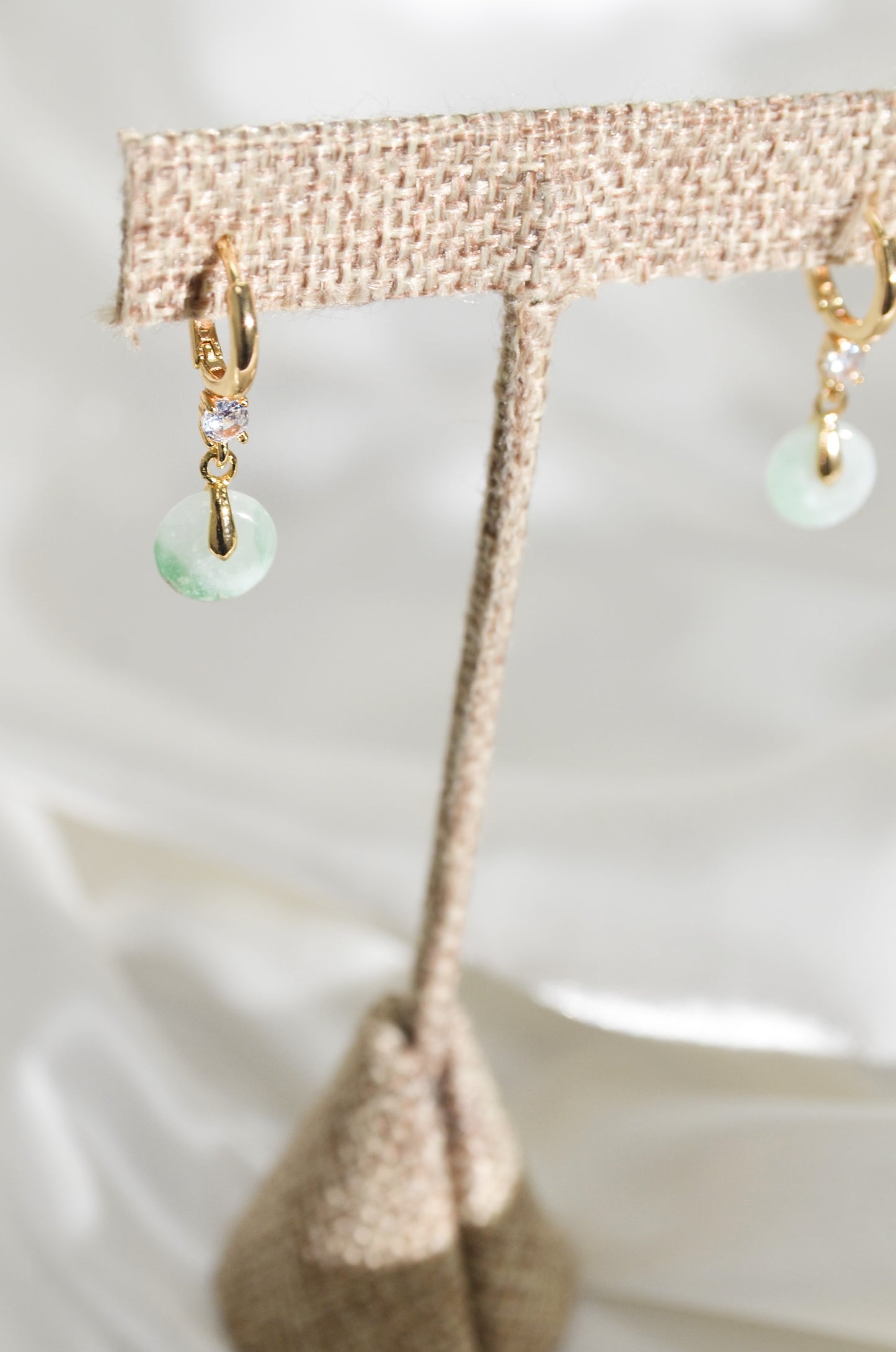 DAINTY JADE DROP EARRINGS