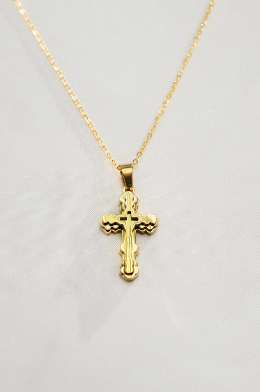 DAINTY CROSS PENDANT NECKLACE