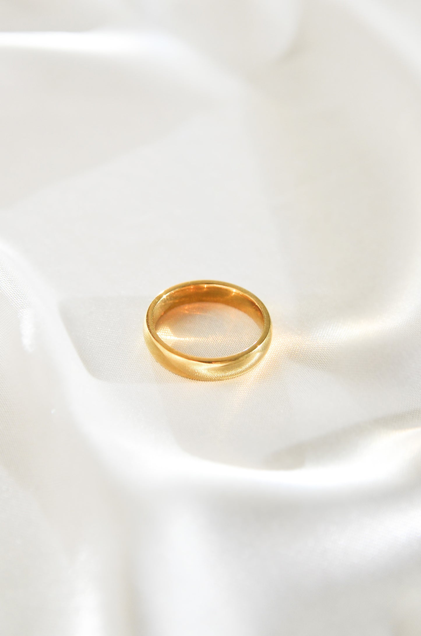 18K Gold Plated Forever Gold Ring Waterproof & Non Tarnish. By DBL Jewelry