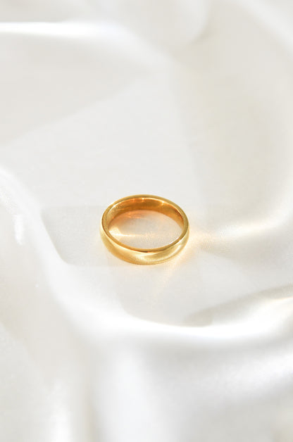 18K Gold Plated Forever Gold Ring Waterproof & Non Tarnish. By DBL Jewelry