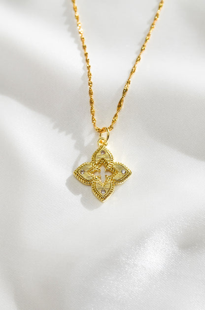 QUATREFOIL LUCKY AGIMAT NECKLACE