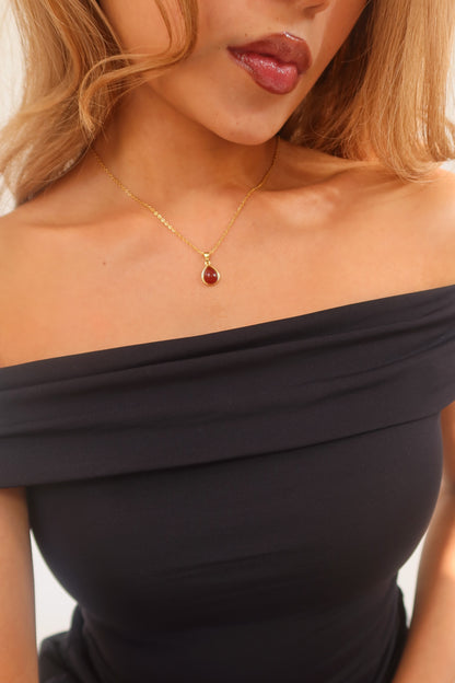 GAYUMA CARNELIAN NECKLACE