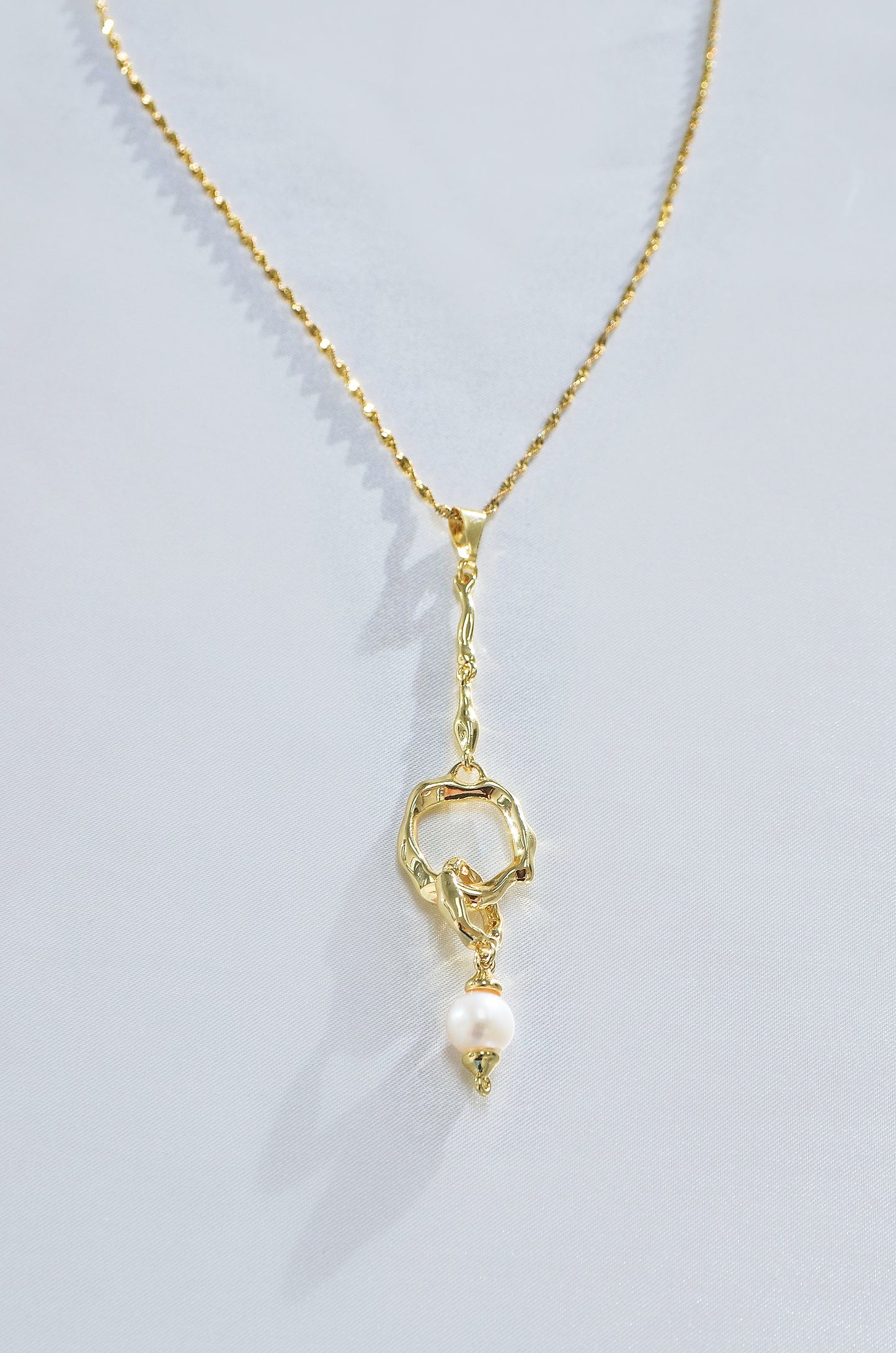 PROSPERITY PEARL DROP NECKLACE