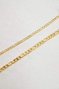CLASSIC FIGARO CHAIN (WATER-SAFE & NON TARNISH )