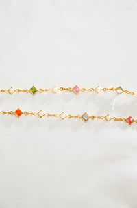 HALO HALO CRYSTAL PEARL NECKLACE