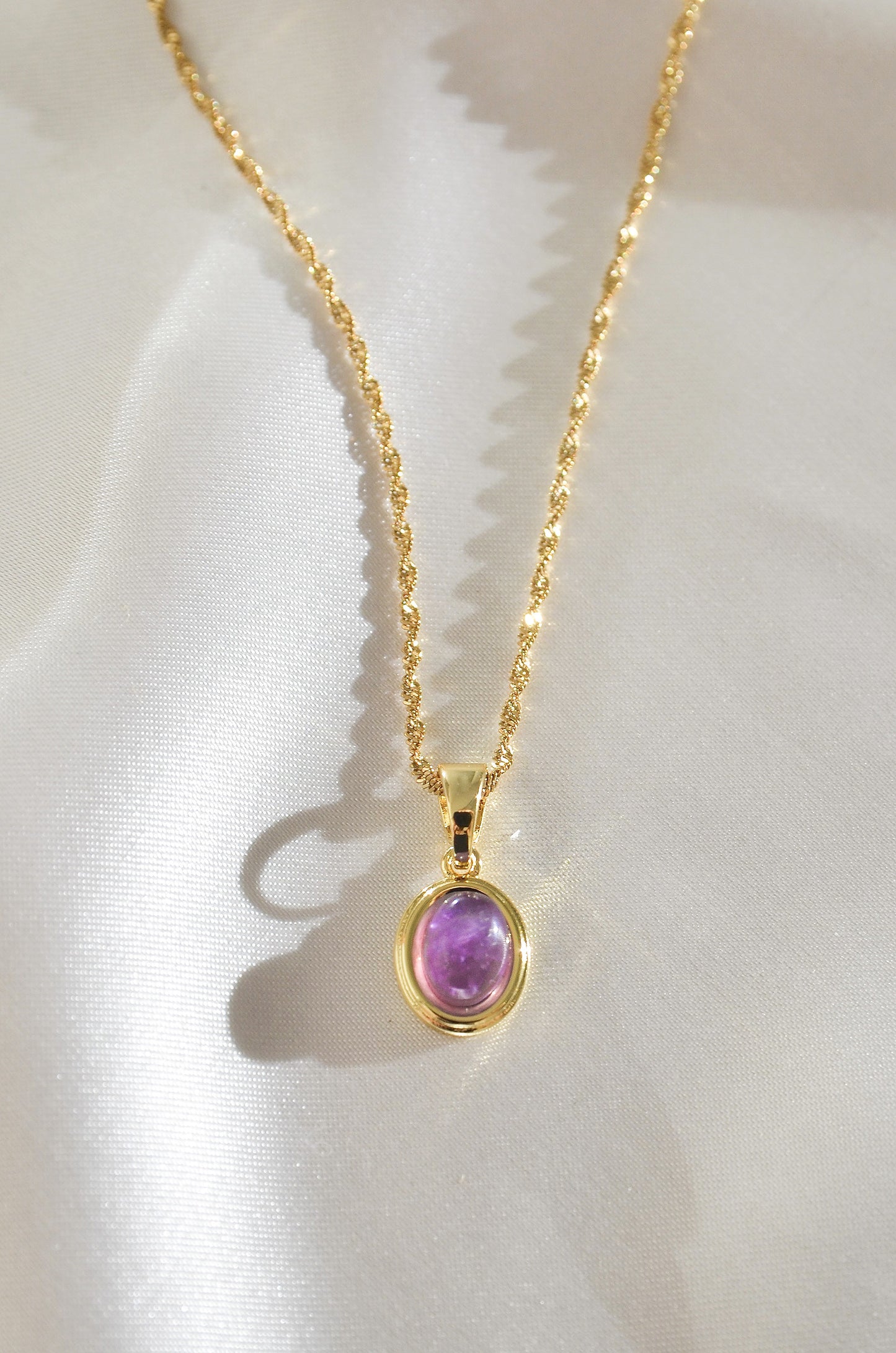 UBE AMETHYST NECKLACE