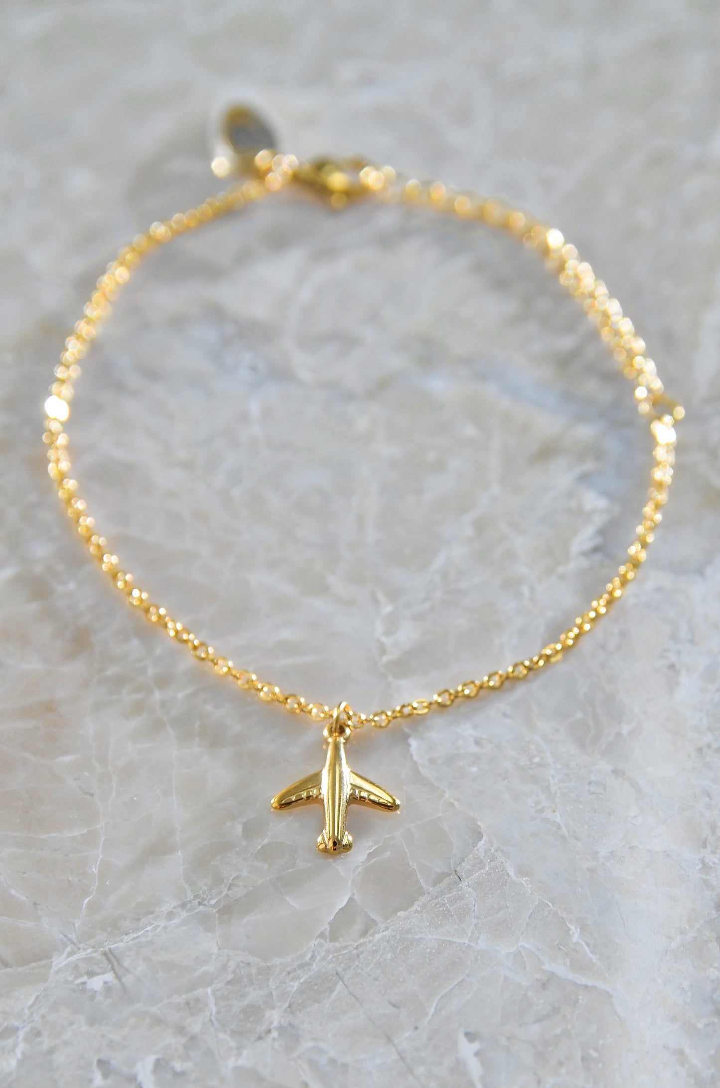 DAINTY AIRPLANE BRACELET