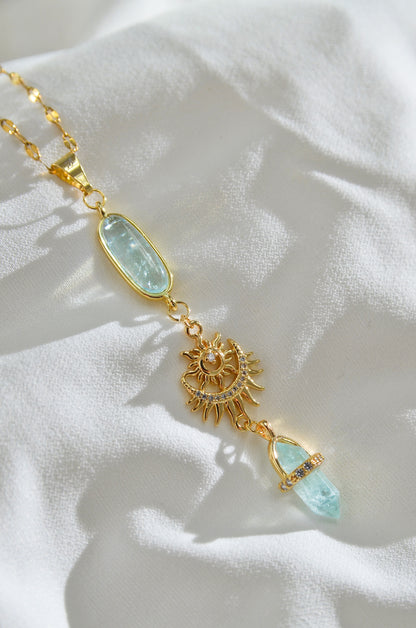 OCEAN GODDESS GEMSTONE NECKLACE