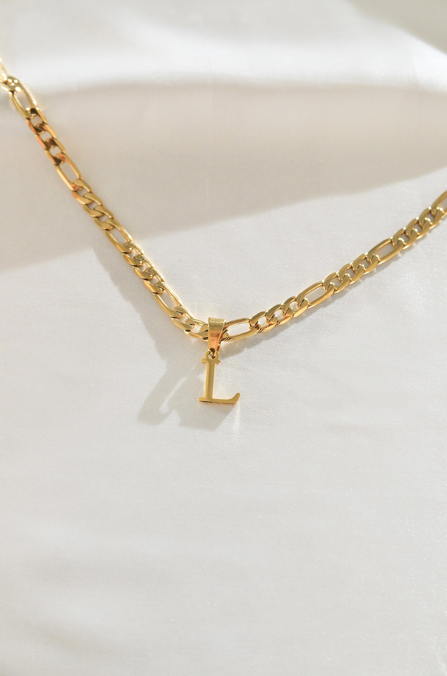 MEN'S CUSTOM INITIAL FIGARO CHAIN