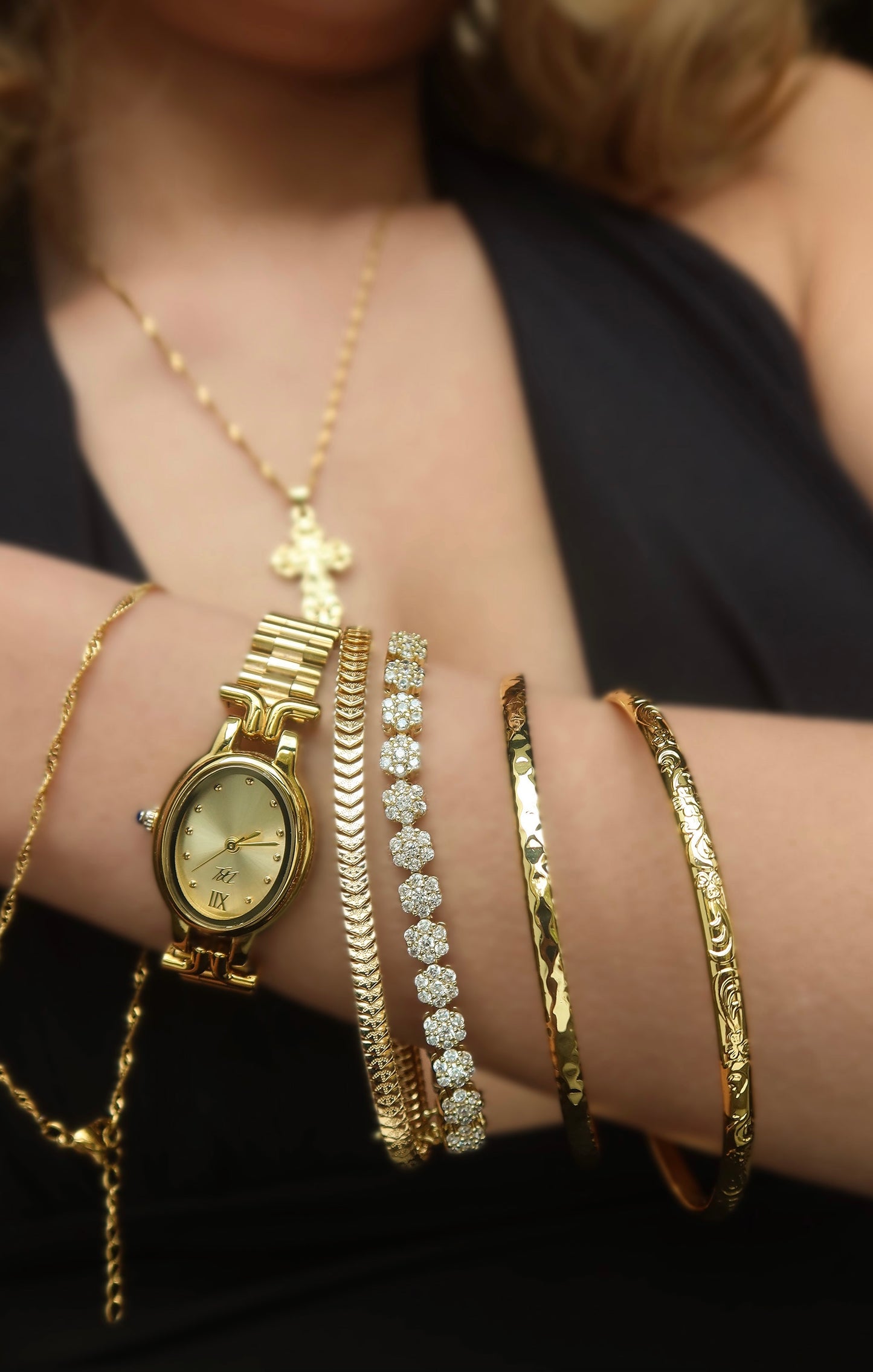 GINTO BANGLE BRACELET SET