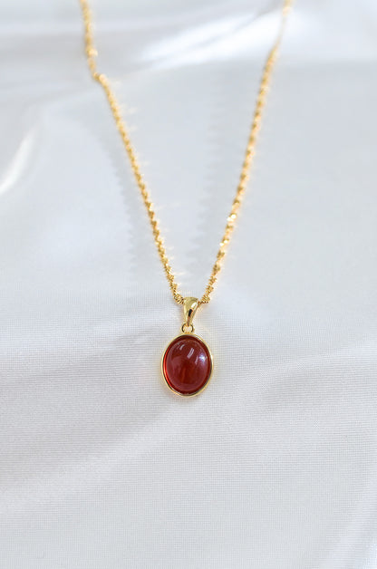 CLASSIC CARNELIAN NECKLACE