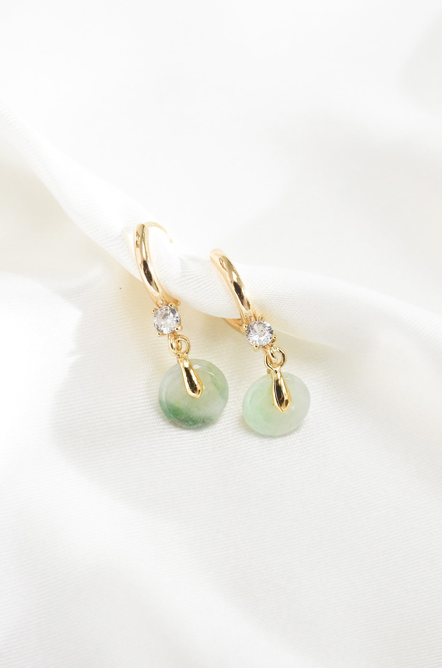 DAINTY JADE DROP EARRINGS