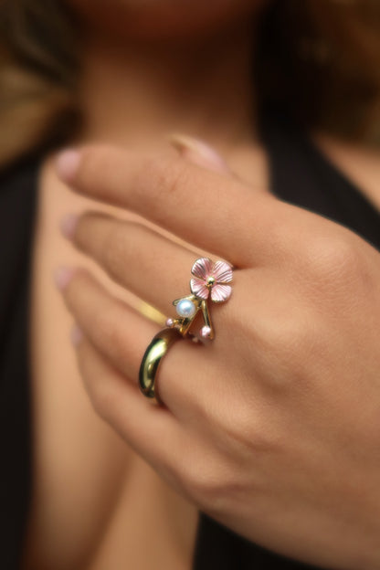 PALAWAN CHERRY BLOSSOM FLOWER RING
