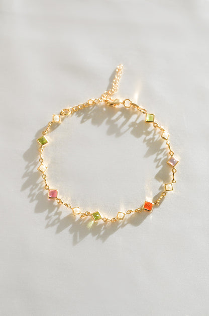 HALO HALO PEARL CRYSTAL BRACELET