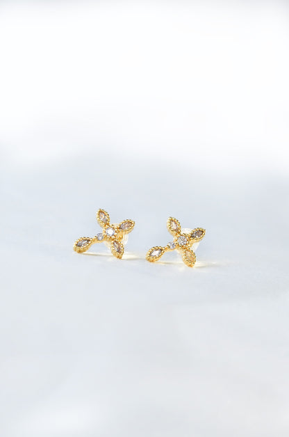 CROSS STUD EARRINGS