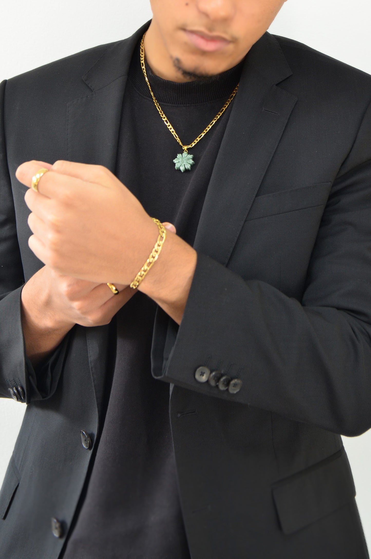 MEN'S JADE MABUHAY SUN NECKLACE