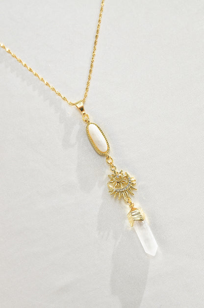 SUN GODDESS GEMSTONE NECKLACE