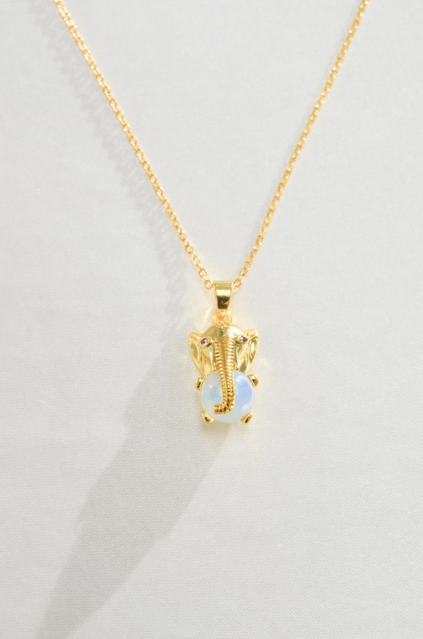 ELEPHANT GOOD LUCK CHARM NECKLACE – DBL JEWELRY - Main Image