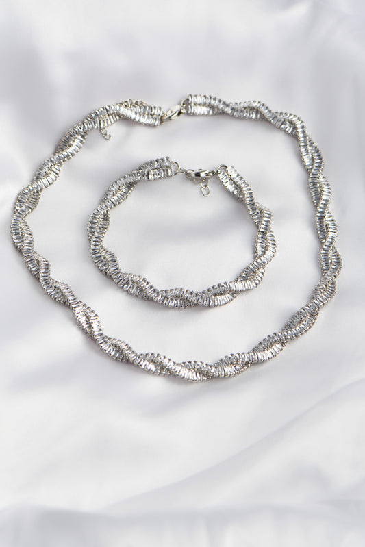 LIV DIAMOND SET (NECKLACE + BRACELET)