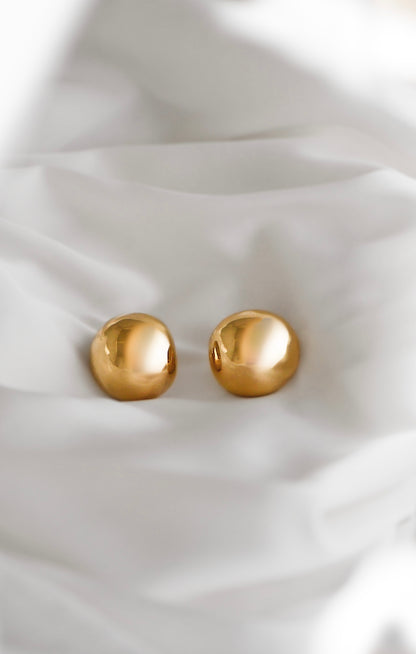 GINTO LUXURY DOME EARRINGS