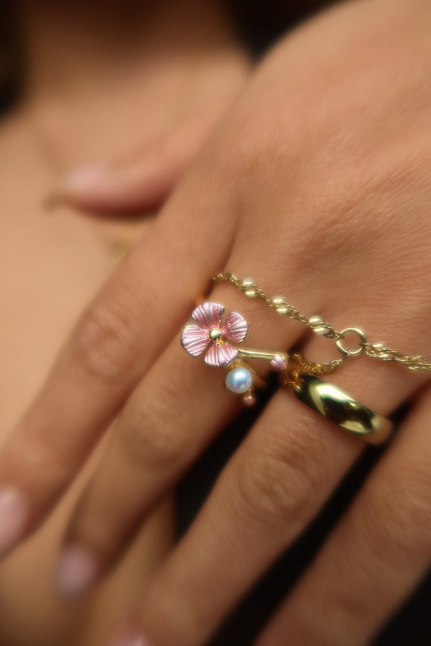 PALAWAN CHERRY BLOSSOM FLOWER RING