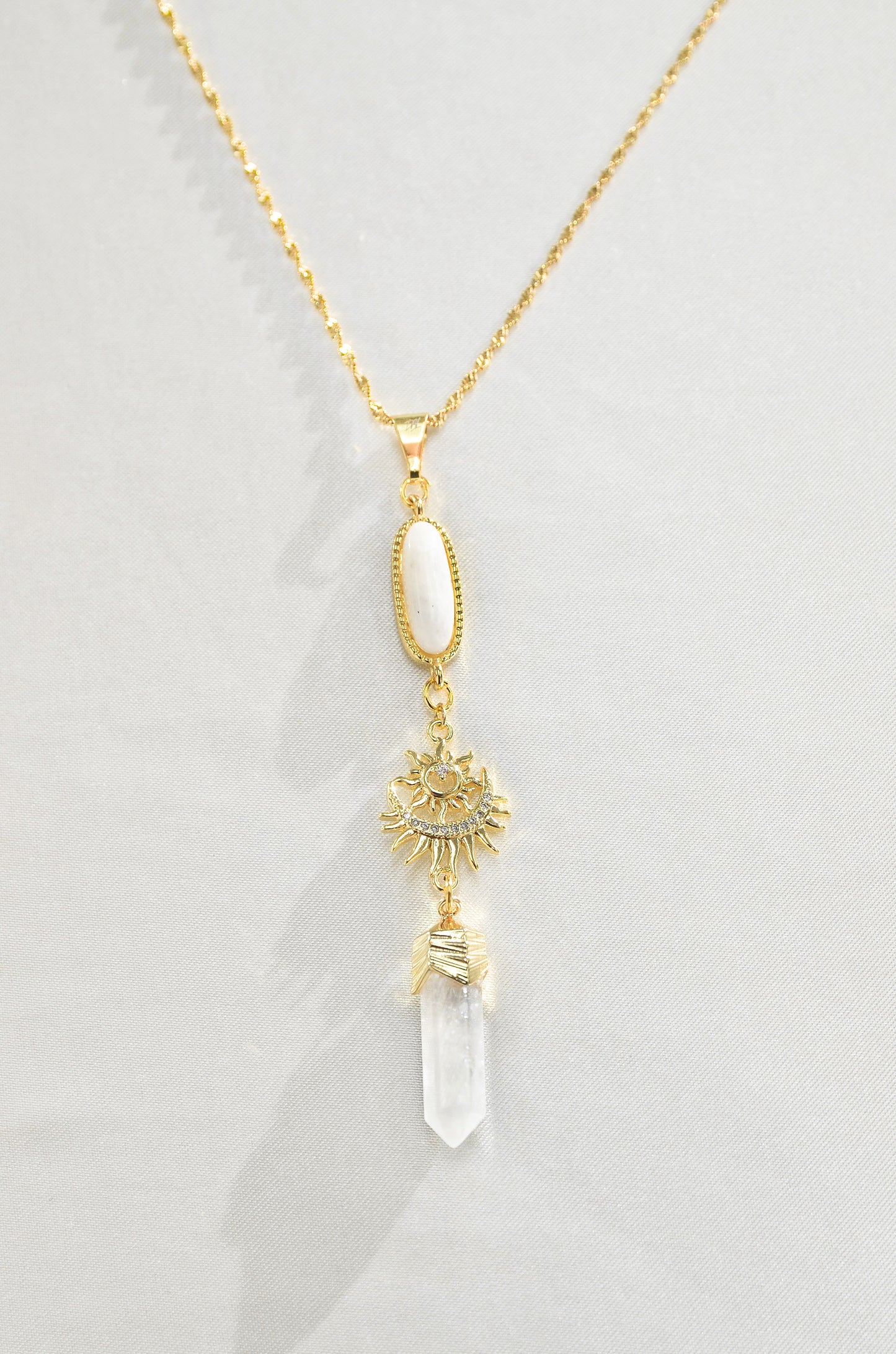 SUN GODDESS GEMSTONE NECKLACE