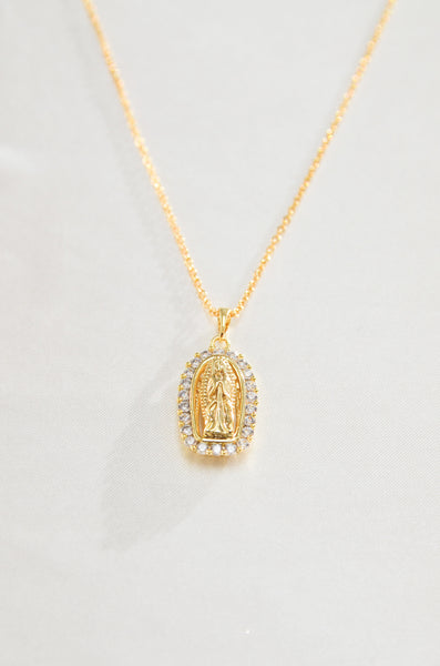 DIAMOND VIRGIN MARY NECKLACE – DBL JEWELRY