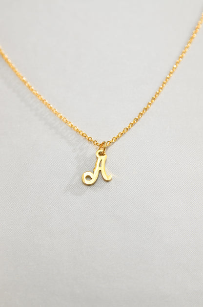 CUSTOM SCRIPT INITIAL NECKLACE II