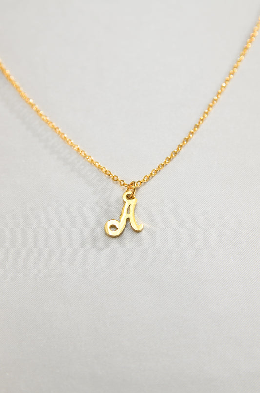 CUSTOM SCRIPT INITIAL NECKLACE II