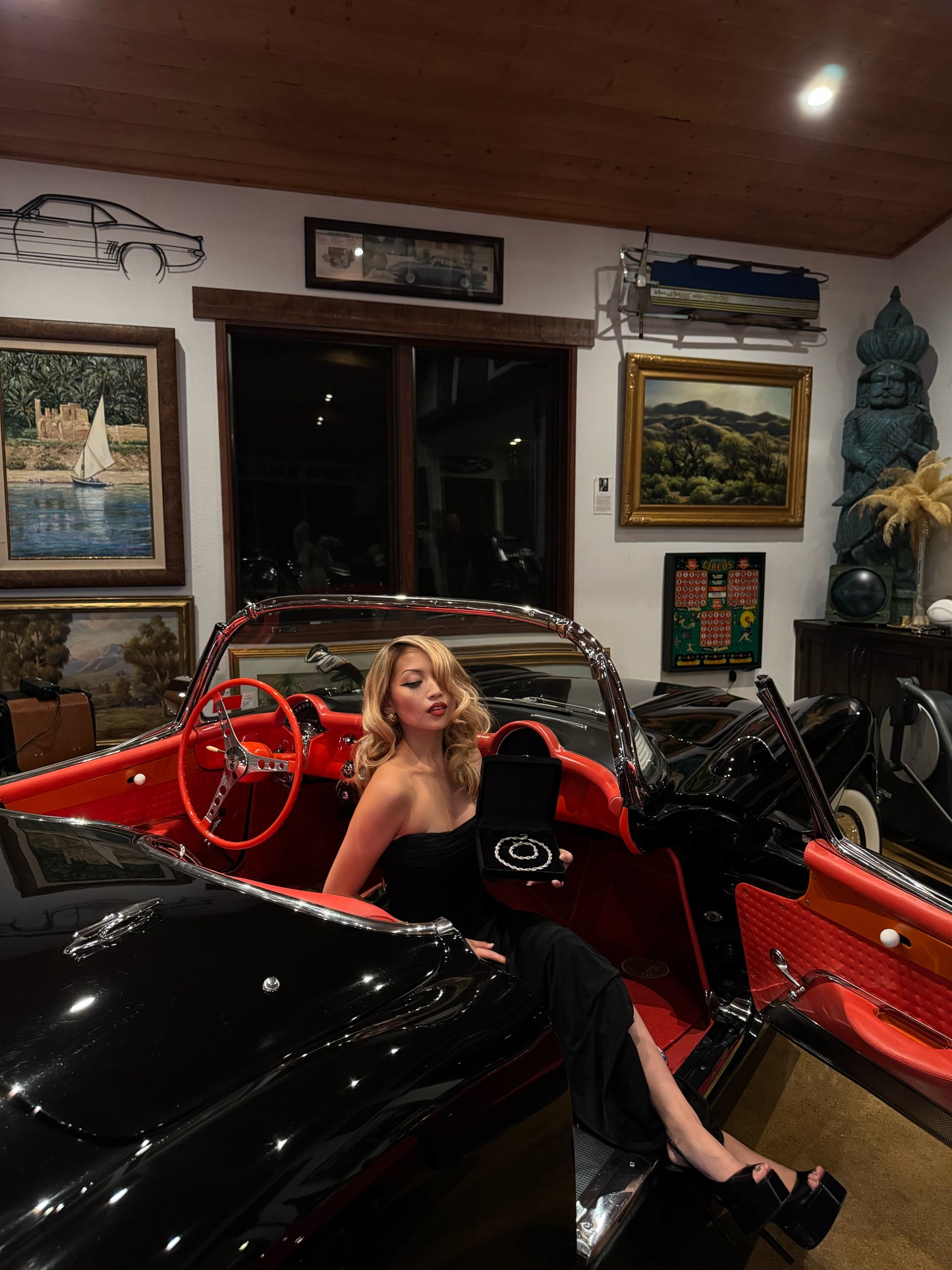 GINTO LUXURY DOME EARRINGS