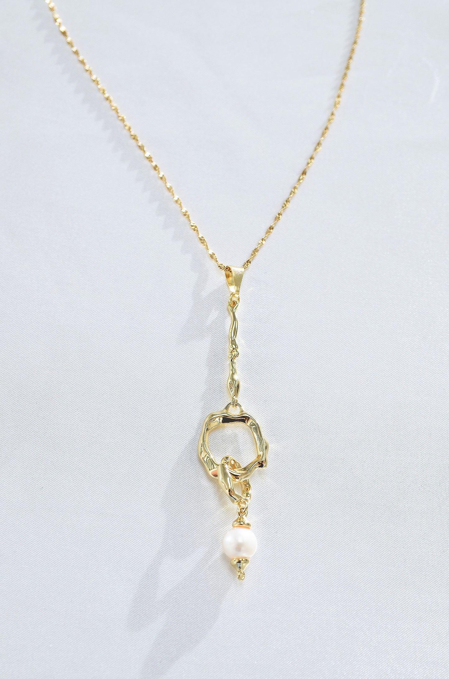 PROSPERITY PEARL DROP NECKLACE