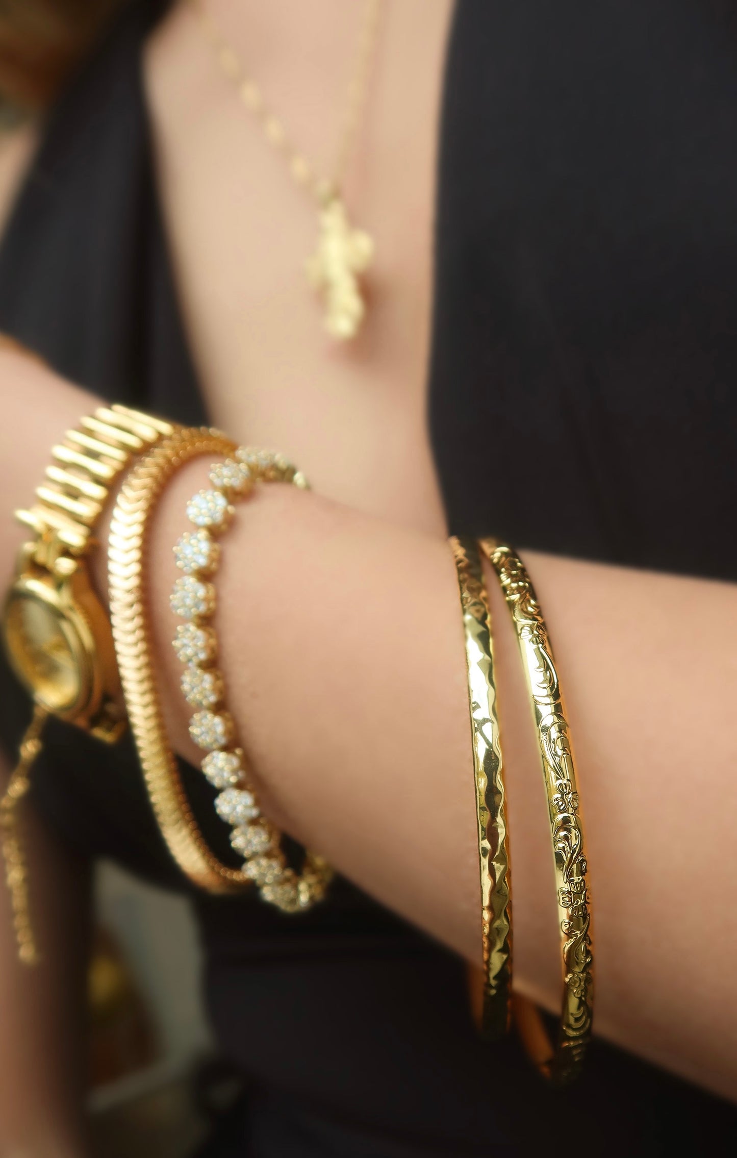 GINTO BANGLE BRACELET SET