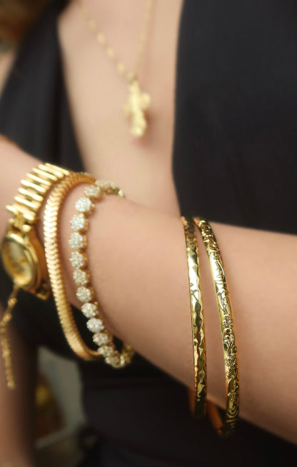 GINTO BANGLE BRACELET SET