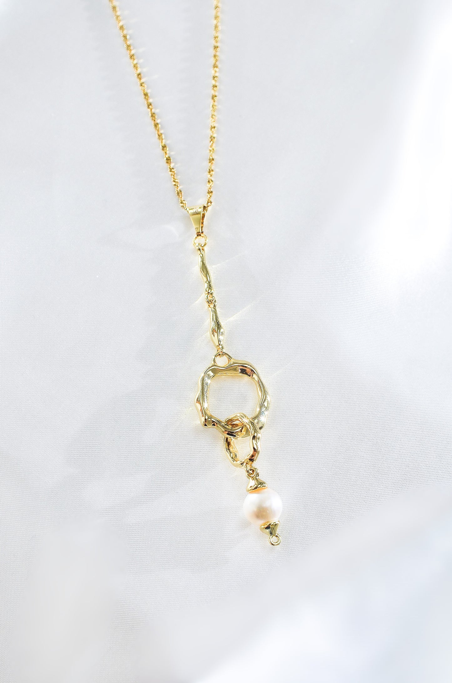 PROSPERITY PEARL DROP NECKLACE