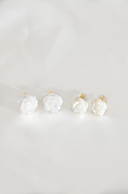 PEARL ROSE EARRINGS