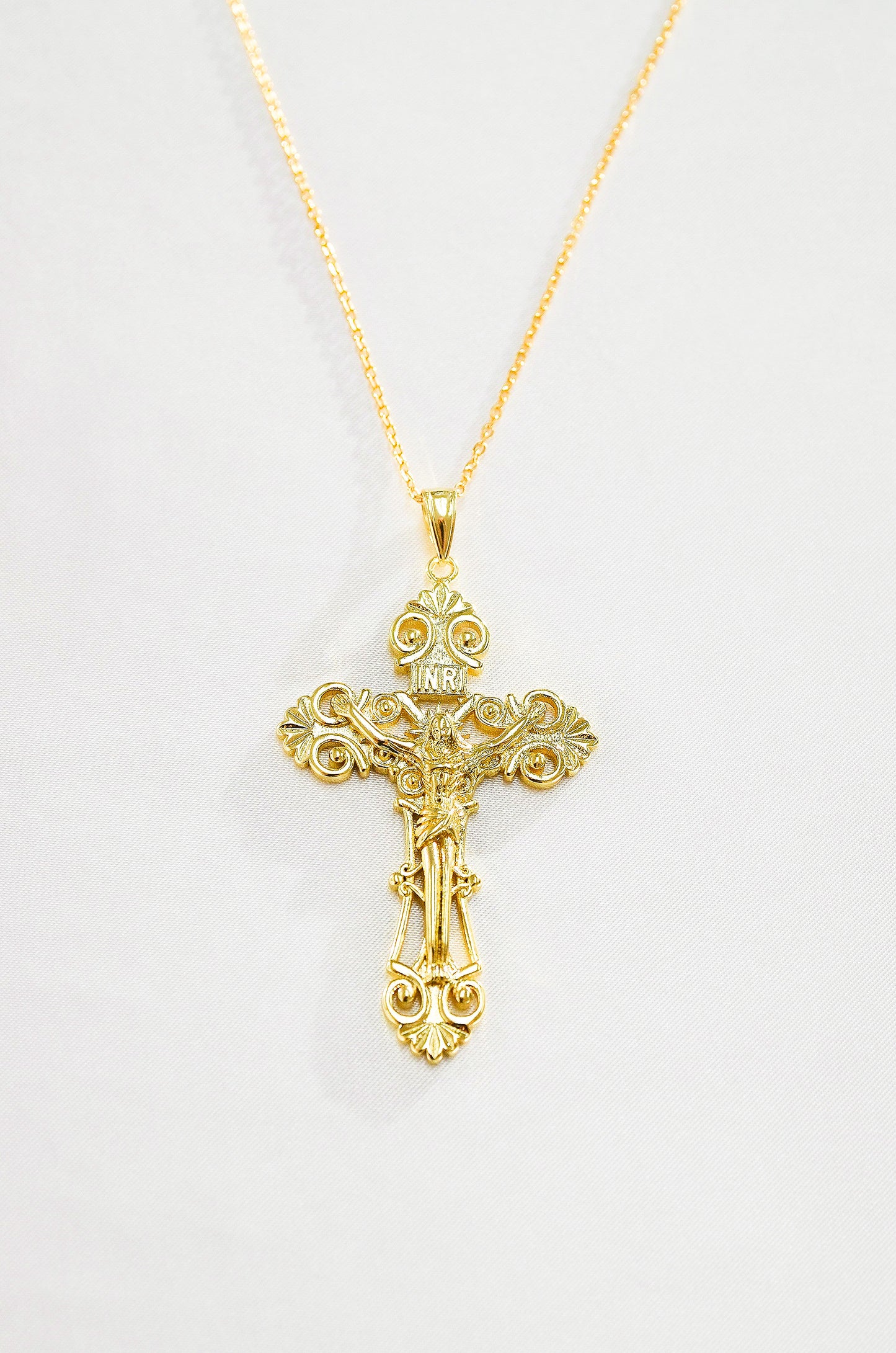 GOLDEN CROSS NECKLACE