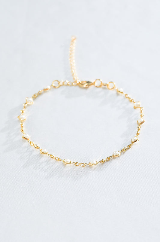 18K Gold Filled Prosperity Bracelet Non Tarnish. By DBL Jewelry