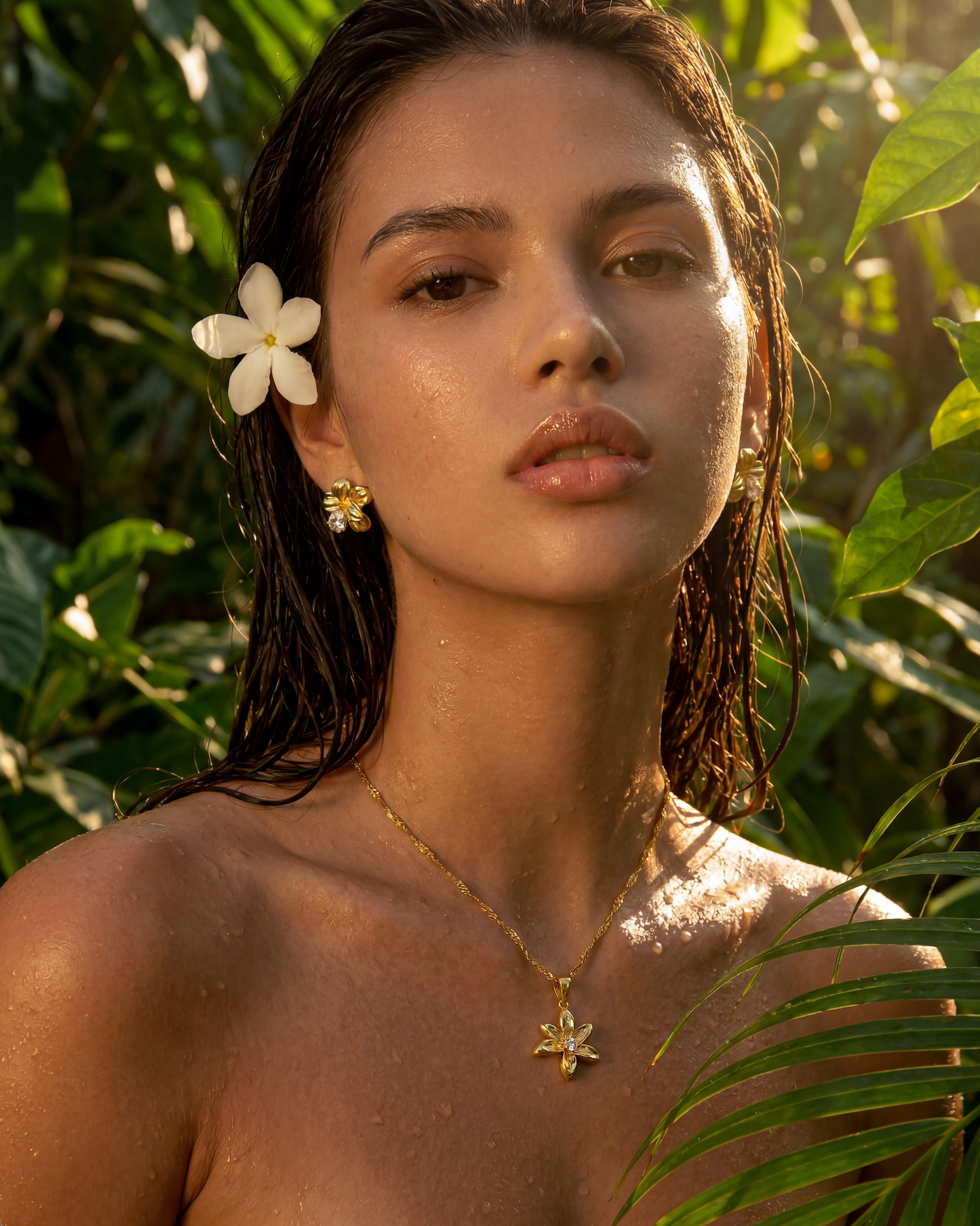 SAMPAGUITA FLOWER EARRINGS
