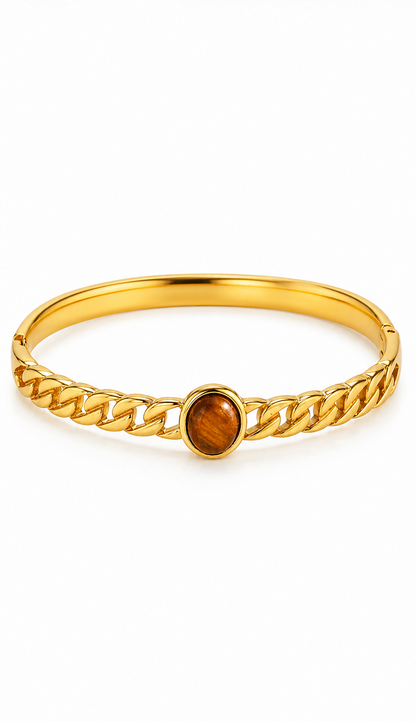 HONEY TIGER EYE BANGLE