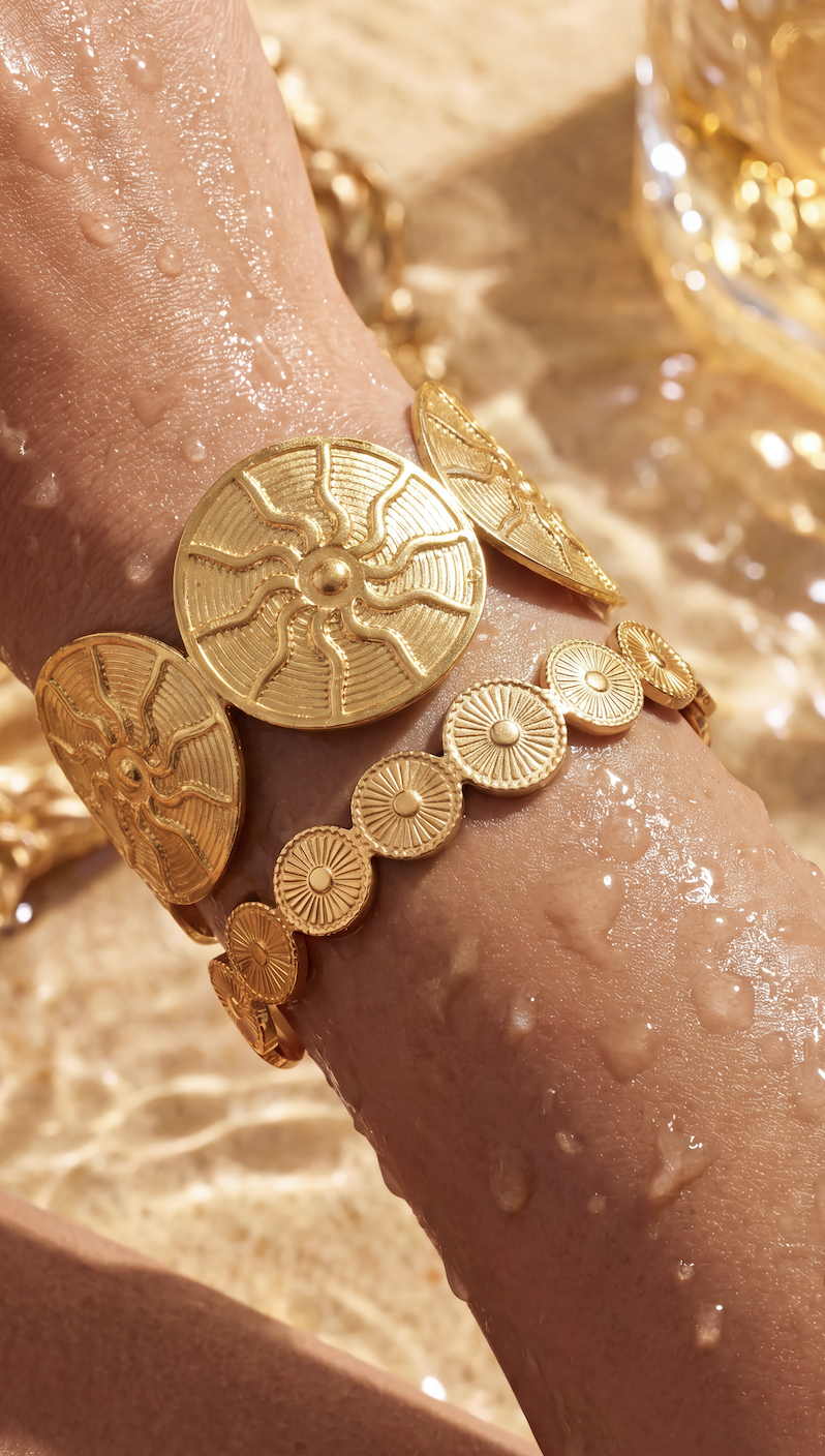 ARAW SUN BANGLE SET ( LUCK + RESILIENCE)