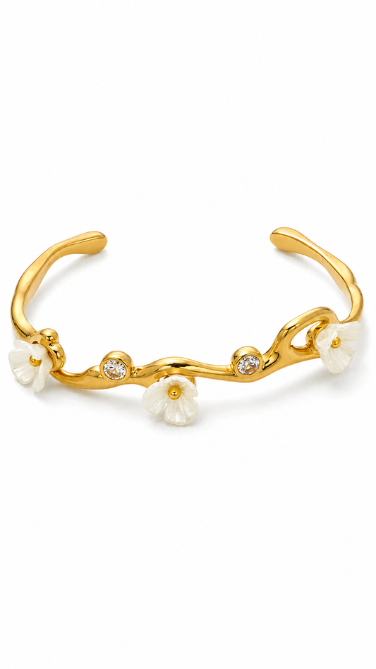 BLOOMING PALAWAN CHERRY BLOSSOM BANGLE