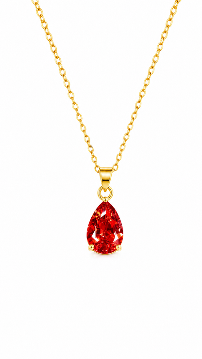 CARNELIAN LOVE AMULET NECKLACE