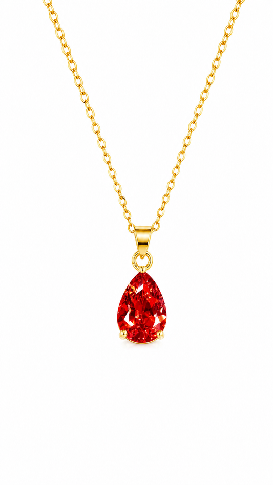 CARNELIAN LOVE AMULET NECKLACE