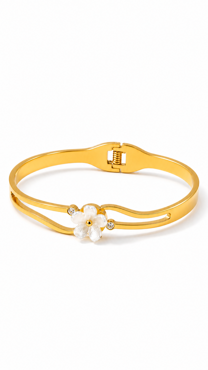 CLASSIC SAMPAGUITA FLOWER BANGLE