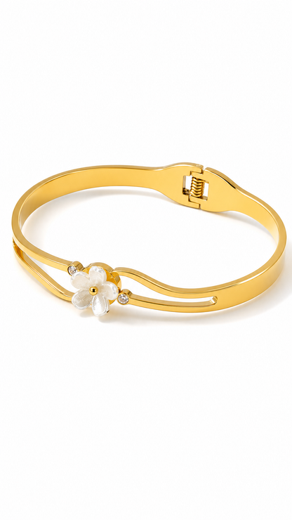 CLASSIC SAMPAGUITA FLOWER BANGLE