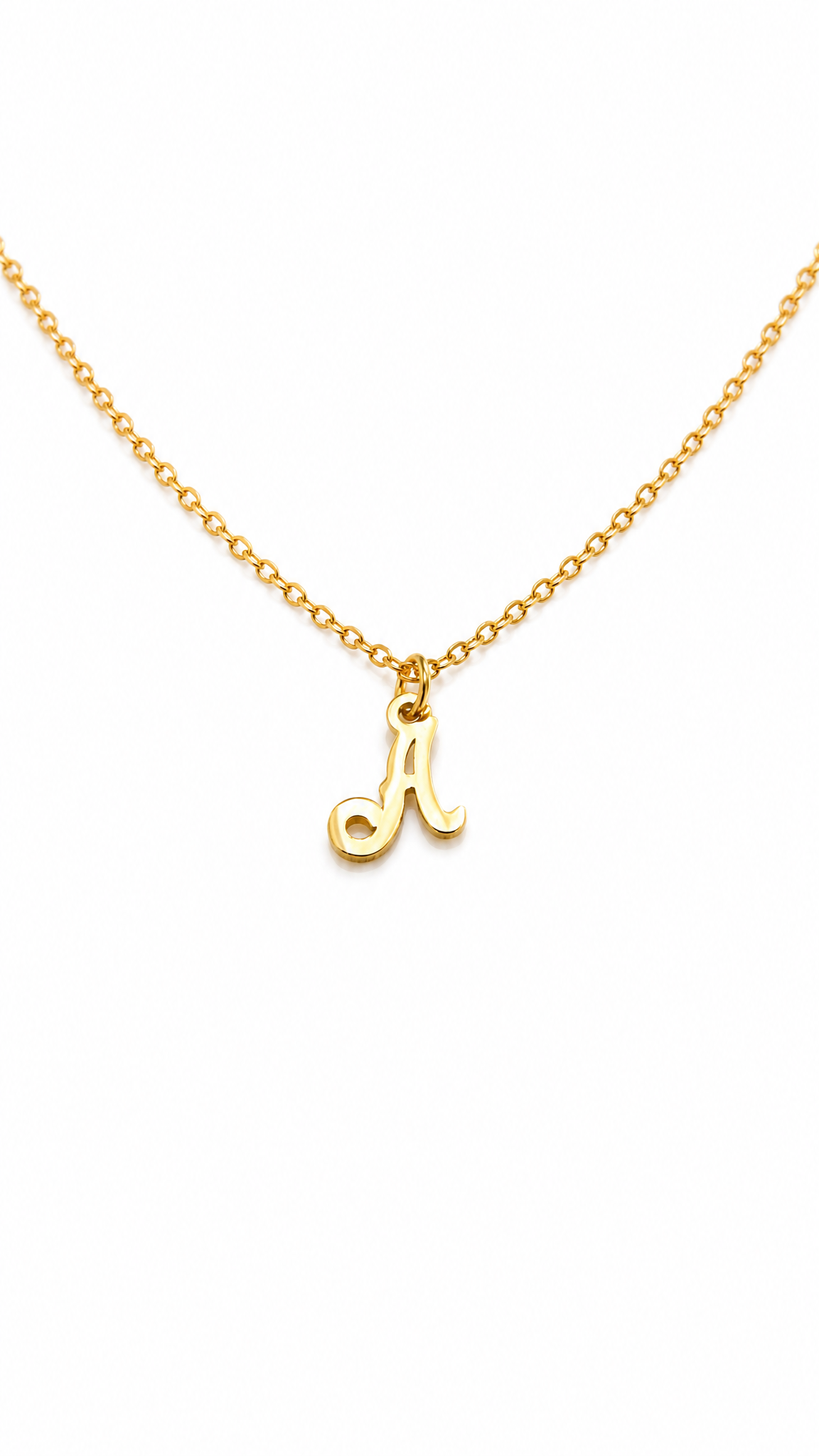 CUSTOM SCRIPT INITIAL NECKLACE II