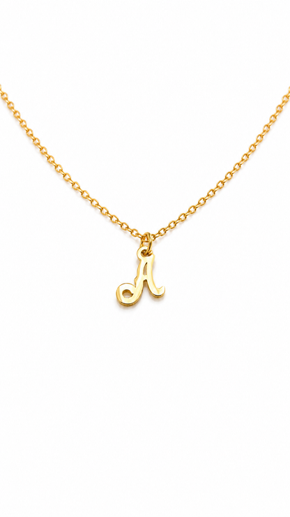 CUSTOM SCRIPT INITIAL NECKLACE II