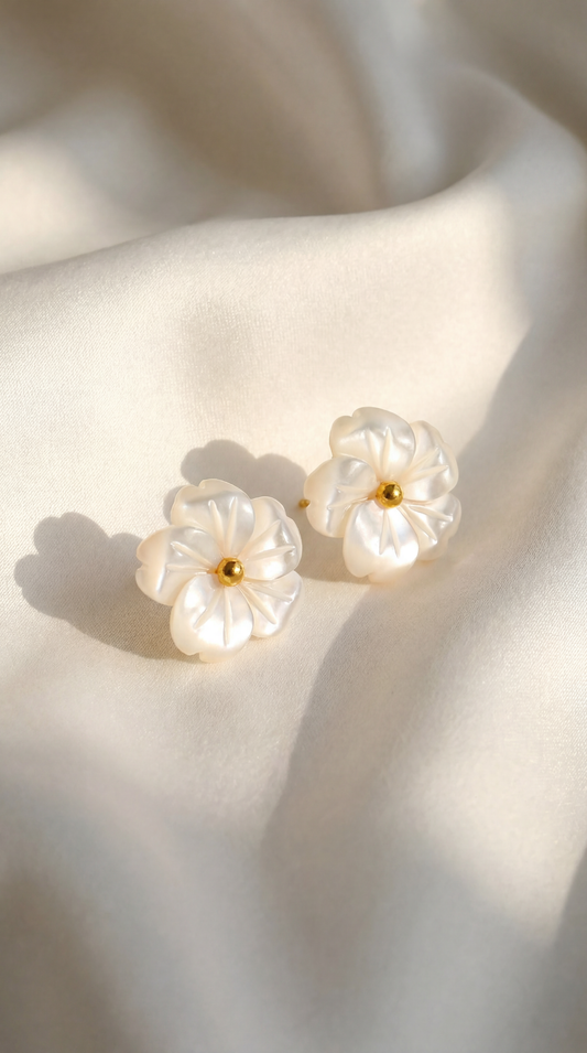 #6 LIVE LAUNCH - DAINTY PEARL SAMPAGUITA FLOWER EARRINGS